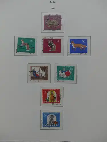 Berlin 1948-1990 gestempelt besammelt, KW ca. 3100 € im Leuchtturm Album #LY252