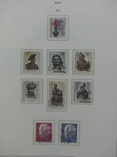 Berlin 1948-1990 gestempelt besammelt, KW ca. 3100 € im Leuchtturm Album #LY252