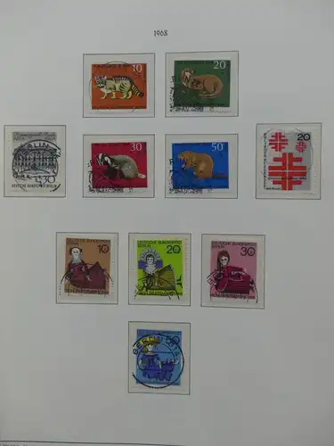 Berlin 1948-1990 gestempelt besammelt, KW ca. 3100 € im Leuchtturm Album #LY252