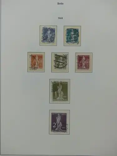 Berlin 1948-1990 gestempelt besammelt, KW ca. 3100 € im Leuchtturm Album #LY252