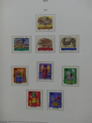 Berlin 1948-1990 gestempelt besammelt, KW ca. 3100 € im Leuchtturm Album #LY252