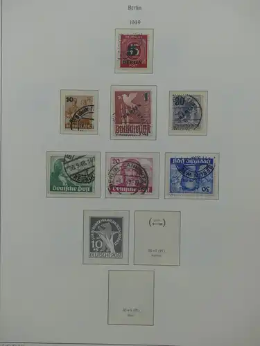 Berlin 1948-1990 gestempelt besammelt, KW ca. 3100 € im Leuchtturm Album #LY252