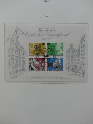 Berlin 1948-1990 gestempelt besammelt, KW ca. 3100 € im Leuchtturm Album #LY252