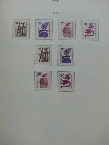 Berlin 1948-1990 gestempelt besammelt, KW ca. 3100 € im Leuchtturm Album #LY252