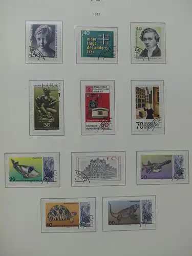 Berlin 1948-1990 gestempelt besammelt, KW ca. 3100 € im Leuchtturm Album #LY252