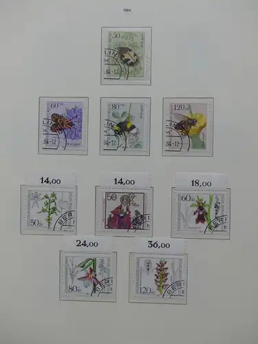 Berlin 1948-1990 gestempelt besammelt, KW ca. 3100 € im Leuchtturm Album #LY252