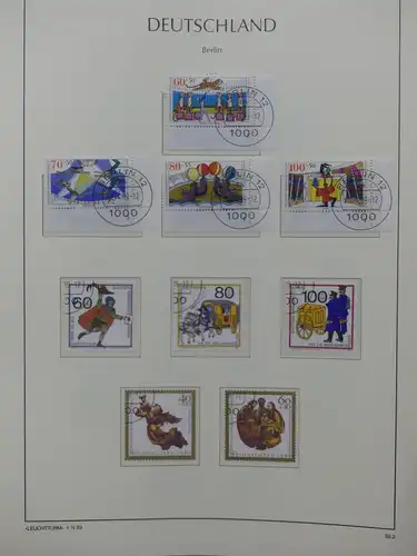 Berlin 1948-1990 gestempelt besammelt, KW ca. 3100 € im Leuchtturm Album #LY252