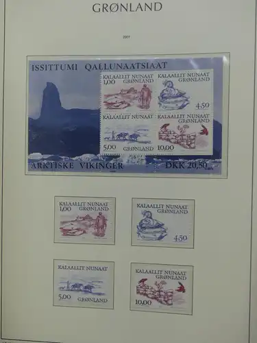 Dänemark Grönland 1938-2010 postfrisch besammelt im Leuchtturm Vordrucken #LY263