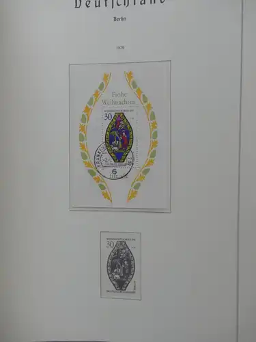 Berlin 1948-1990 gestempelt besammelt im Leuchtturm Vordrucken #LY261