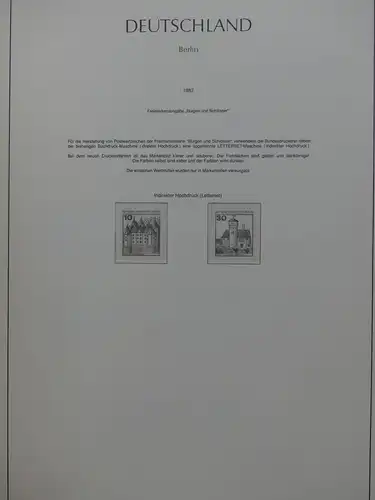 Berlin 1948-1990 gestempelt besammelt im Leuchtturm Vordrucken #LY261