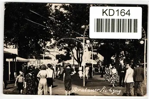 Deutsches Reich 513 auf Postkarte Stralauer Fischzug #KD164