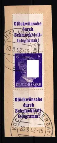 Deutsches Reich S 287 gestempelt auf Briefstück #KD090