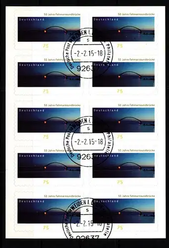 BRD Bund 3003 gestempelt als Folienblatt #KA686