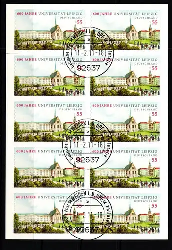 BRD Bund 2747 gestempelt als Folienblatt #KA714