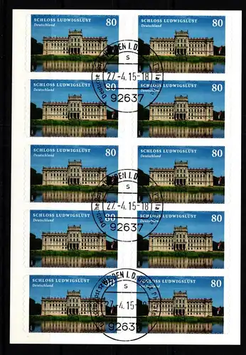 BRD Bund 3128 gestempelt als Folienblatt #KA698