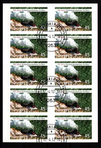 BRD Bund 2916 gestempelt als Folienblatt #KA709