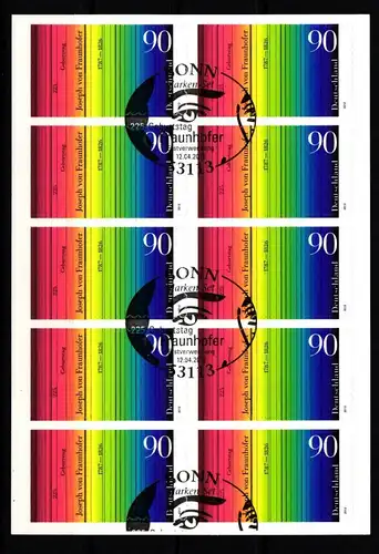 BRD Bund 2929 gestempelt als Folienblatt #KA751