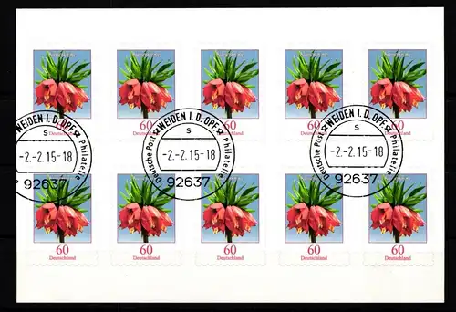 BRD Bund 3046 gestempelt als Folienblatt #KA720