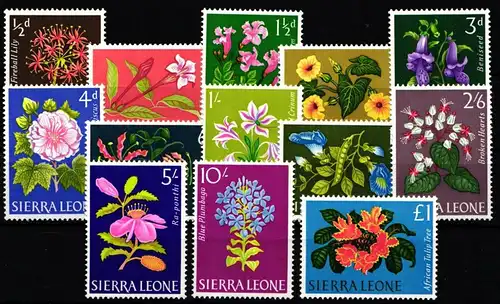 Sierra Leone 208-220 postfrisch #KA314