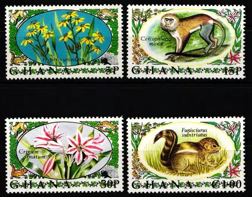 Zentralafrika 468-471 A postfrisch #KA428