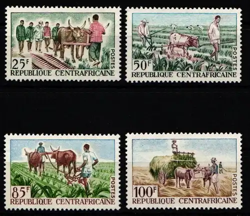 Zentralafrika 74-77 postfrisch #KA393