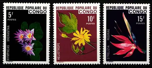 Kongo (Brazzaville) 552-554 postfrisch #KA297