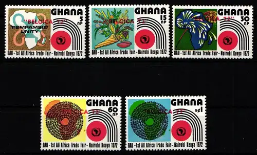 Ghana 453-457 A postfrisch #KA433