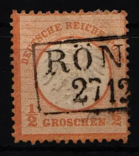 Deutsches Reich 14 gestempelt #KB841