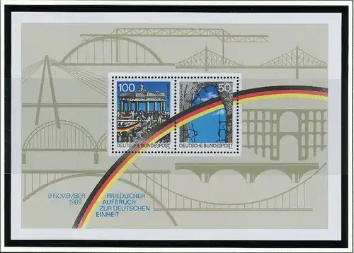 Bund Block 22 II postfrisch Plattenfehler #KB493