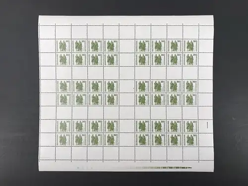 DDR Markenheftchenbogen MHB 20 postfrisch #KB505