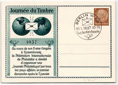 Deutsches Reich PP 122- C 31-02 als Ganzsache mit Sonderstempel #KD195