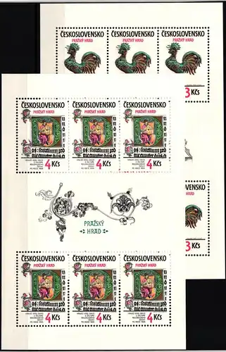 Tschechoslowakei 2773-2774 postfrisch als Kleinbögen #JI747