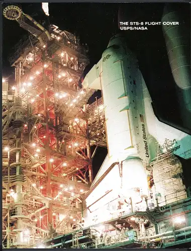 USA 1648 C auf Raketenpost Challenger 1983 im Folder Nr. 144370 #KB545