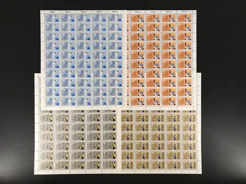 Berlin 50er Bogensatz 780-783 postfrisch Formnummern #KB562