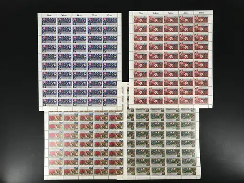 Berlin 50er Bögen 744-747 postfrisch Formnummer 1 #KB588