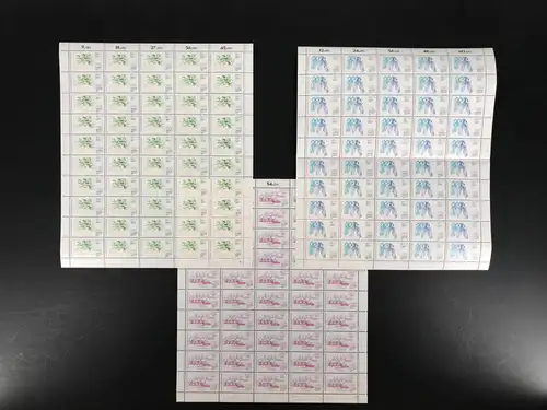 Berlin 50er Bögen 716-718 postfrisch Formnummern #KE414