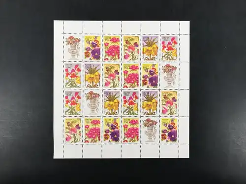 Russland ZD-Bogen 480-484 postfrisch Blumen, Blüten #KE520
