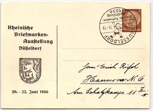 Deutsches Reich PP 122/ C 26 als Ganzsache gestempelt #JX983