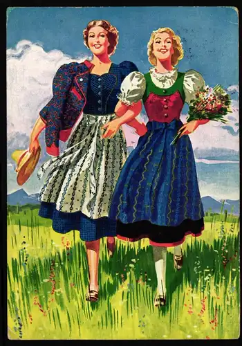 Österreich Werbepostkarte Modehaus Hermansky von 1939 #JU655