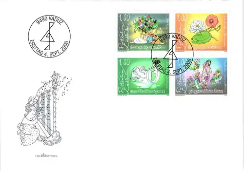 Liechtenstein Jahrgang 2006 gestempelt als FDC/ Ersttagsbriefe #JU678