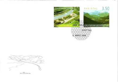 Liechtenstein Jahrgang 2006 gestempelt als FDC/ Ersttagsbriefe #JU678