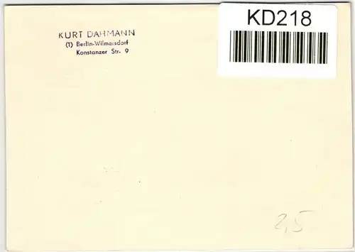 Berlin Privatganzsache Deutsche Luftpost, gestempelt #KD218