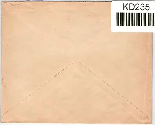 Deutsches Reich auf Brief Freistempler, Motiv Porzellan #KD235