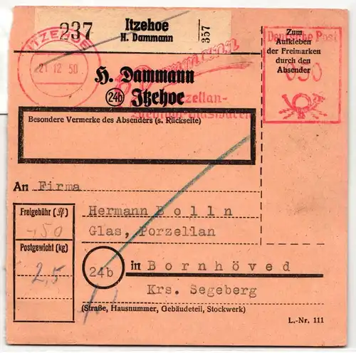 Deutsches Reich auf Brief Freistempler, Motiv Porzellan #KD246