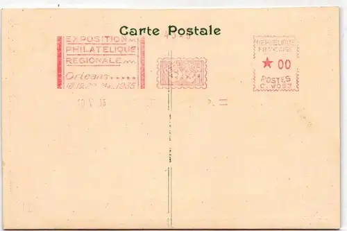 Frankreich als Ganzsache Briefmarkenausstellung Grenoble 1934 #KD264