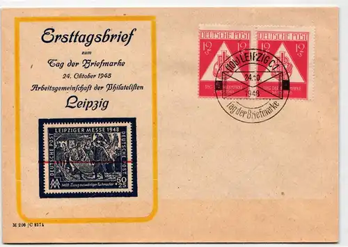 SBZ 228 auf Brief Sonderumschlag, ungelaufen #KD358