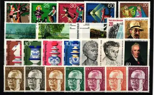 Berlin Jahrgang 1972 postfrisch #B-XX-1972