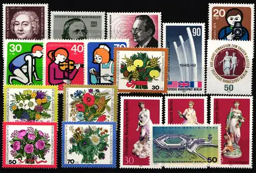 Berlin Jahrgang 1974 postfrisch #B-XX-1974