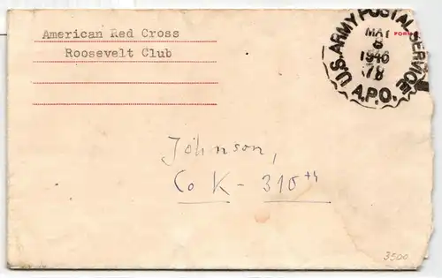 Alliierte Besetzung auf Brief APO 78 Berlin #KD501