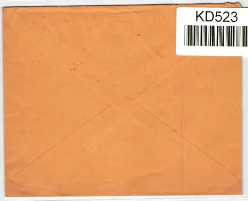 Deutsches Reich auf Brief Freistempler Taylorix #KD523